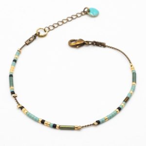 Bracelet minimaliste bleu-vert (Copie)